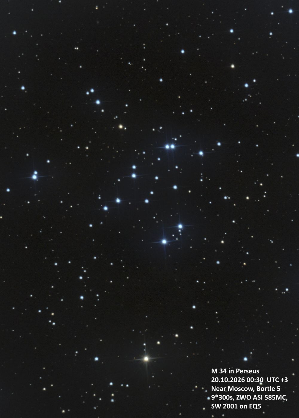 M34 in Perseus
