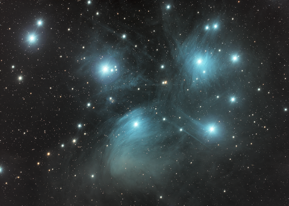 Turquoise Pleiades