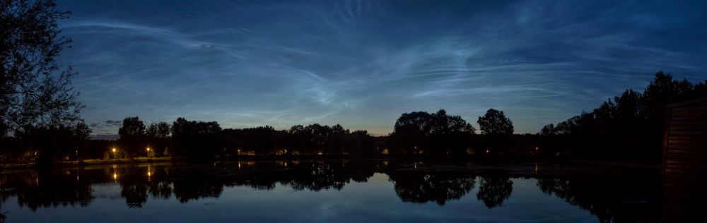 Noctilucent clouds 03.07.2023 22:40 MSK - Astrophotography
