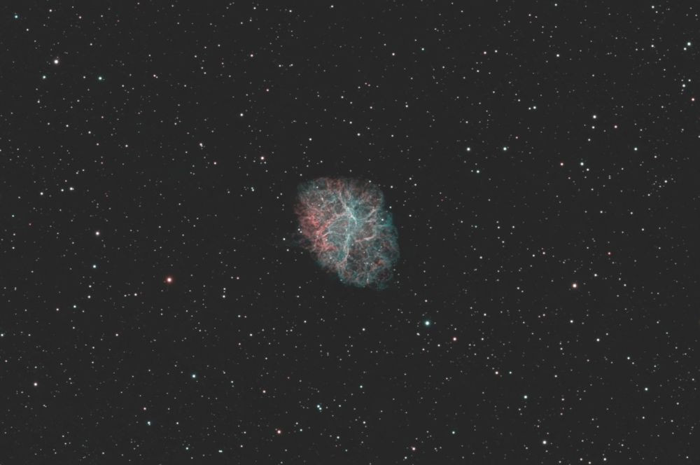 M1 Crab Nebula HOO
