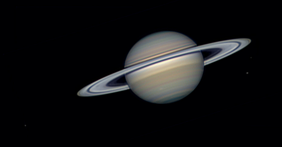 Saturn 11.10.2026 0:20 MSK. Tethys, Dione, Enceladus.