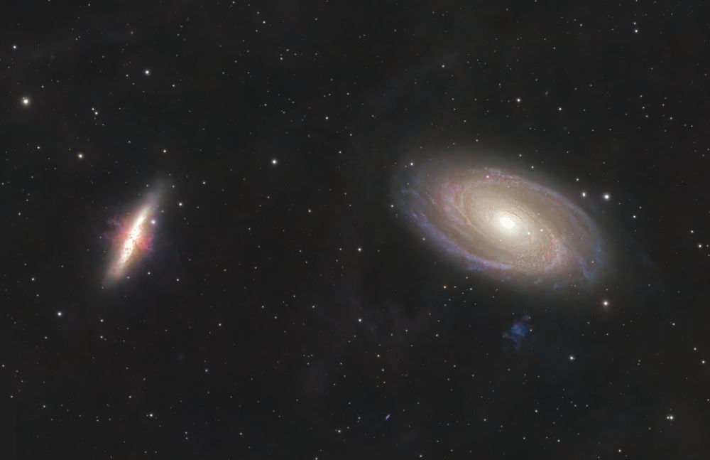 M81, M82 (Bode's Galaxy and the Cigar Galaxy) - Astrophotography