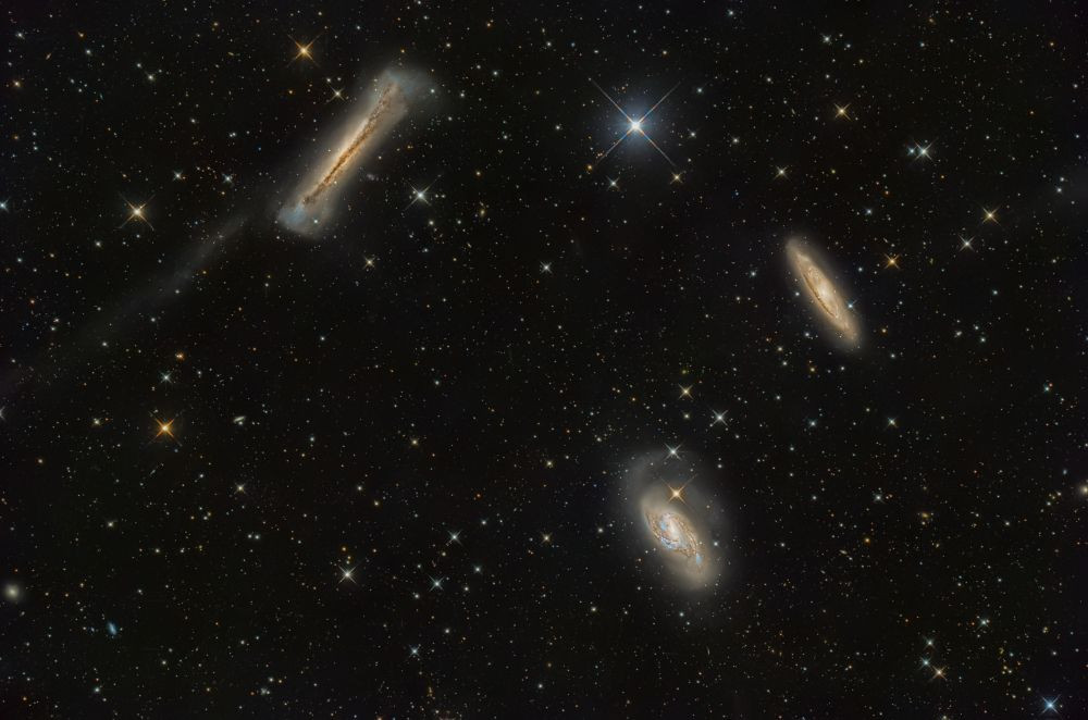 M65 M66 NGC3628 - The Leo Triplet - Astrophotography