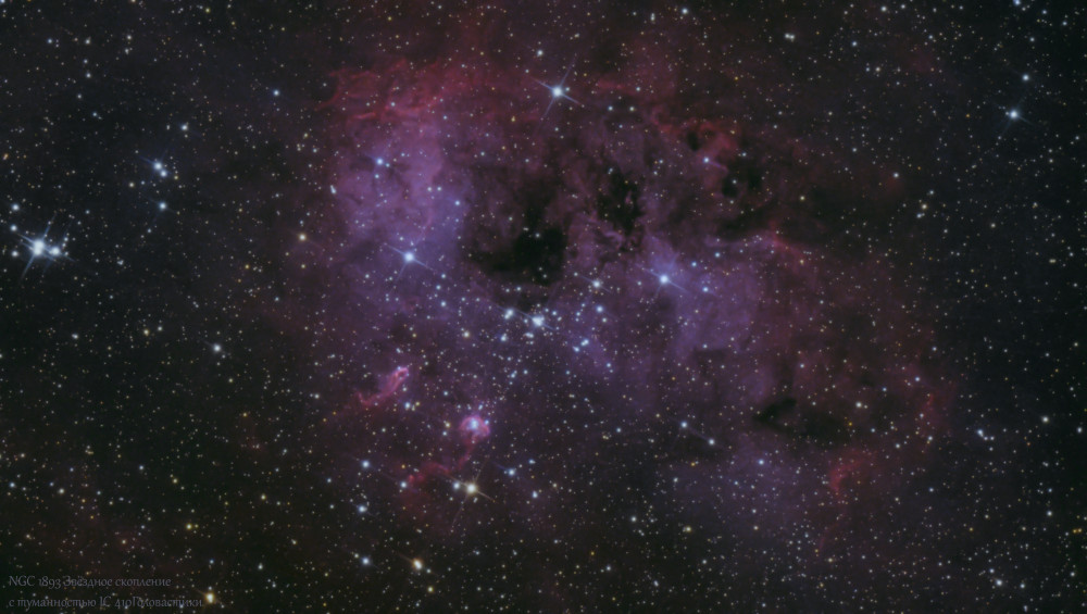 NGC 1893 Star Cluster / IC 410 Tadpoles.