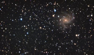 Спиральная галактика Фейерверк (NGC 6946) в созвездии Лебедя (04.09.2022)