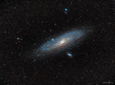 M31 Andromeda galaxy &amp; M110 galaxy