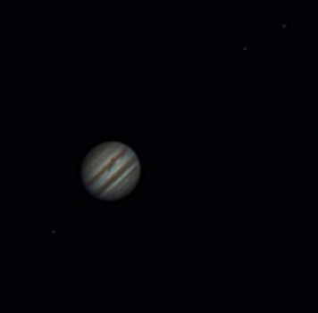 Jupiter, Europa, Io, and Ganymede - Astrophotography
