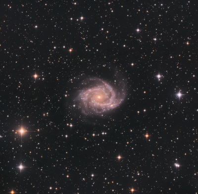 Галактика NGC 2997 в созвездии Насос