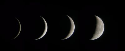 Мой первый коллаж Луны