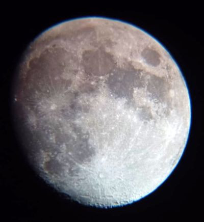 Luna creciente - Astrophotography