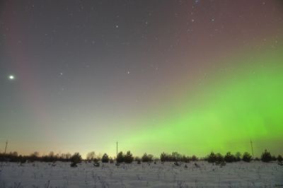 Северное сияние, Юпитер и SAR