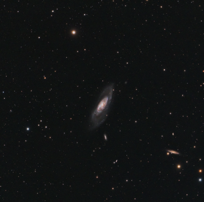 Галактика M106 (NGC 4258) и соседи NGC 4217, NGC 4226, NGC 4231, NGC 4232, NGC 4248, NGC 4258
