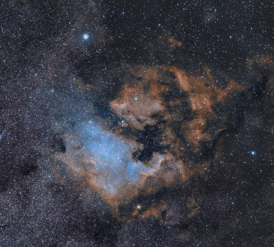 The North America Nebula (NGC 7000) and the Pelican Nebula (IC 5070) - Astrophotography