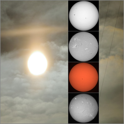 The Sun in January 2026 (Moscow) - Astrophotography