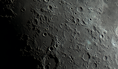 Луна 210419, район кратера Гиппарх