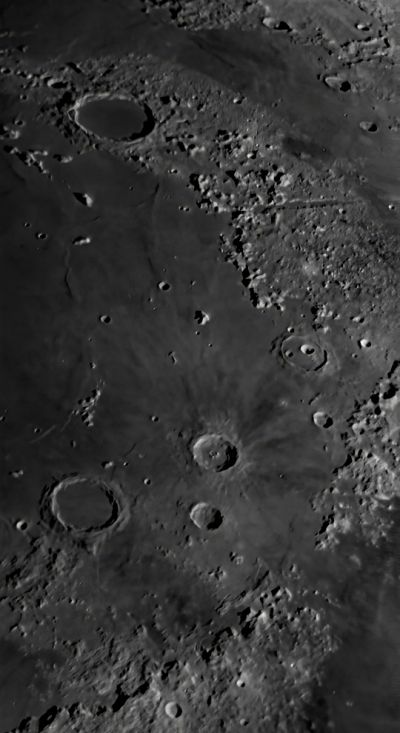 Луна-Море дождей(Апеннины-Кавказ-Альпы) и их окрестности, кратеры Платон, Архимед, Автолик, Аристилл