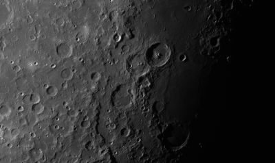 Луна. Кратеры: Теофил, Киррил, Катарина.