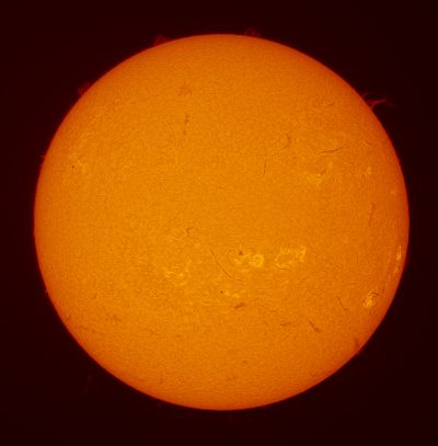 Солнце в Хромосфере за 12 Июня