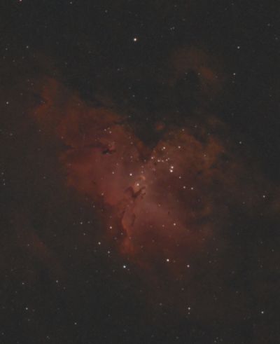 М16. Моя версия "столпов творения". До хаббла, конечно, далеко...