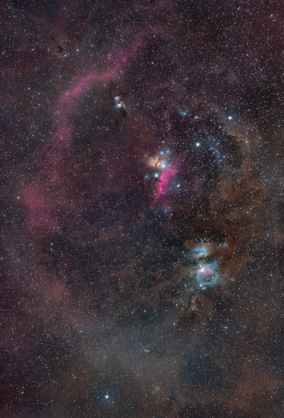 M42, M78, Horsehead, Flame - Astrophotography