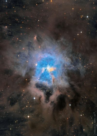 NGC 7023 (Iris) в фильтрах LRGB
