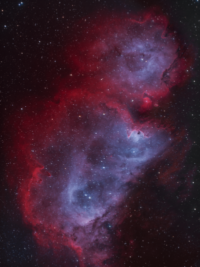 IC 1848 (Soul Nebula, HOO)