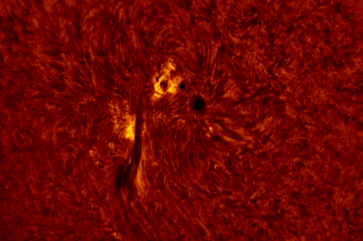 2020.06.06 Sun AR12765 H-Alpha (color)