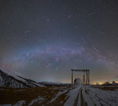Bolshoi Teleskop Azimutal'ny ("Large Altazimuth Telescope") and Geminids