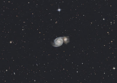 Галактика Водоворот (Whirpool Galaxy - M51)