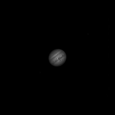 Юпитер с тенью от Ганимеда 19.06.2020