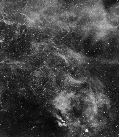 Vela region. H-alpha