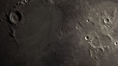 Crater Eratosthenes, Sinus Aestuum, and Surroundings. - Astrophotography