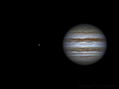 Jupiter and Io (04 feb 2015, 23:15)