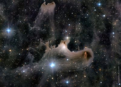 Sh2-136 (VdB 141) в фильтрах LRGB