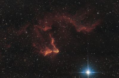 IC63 Призрак Кассиопеии