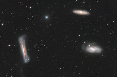 The Leo Triplet - Astrophotography