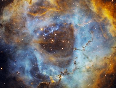 Rosette Nebula in SHO palette