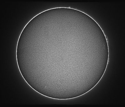 Солнце    монохром.   05.08.2021.