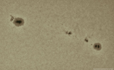 Active regions on the Sun 4384 and 4381 - March 7, 2026 - Astrophotography