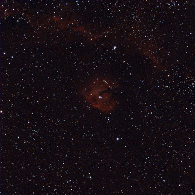 A fragment of the Seagull Nebula (IC 2177) - Astrophotography