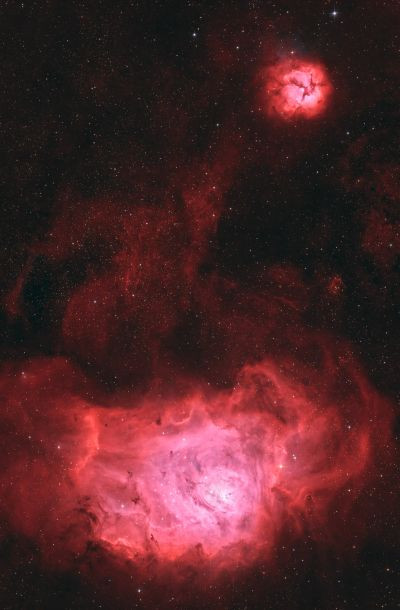 M8 and M20 - Astrophotography