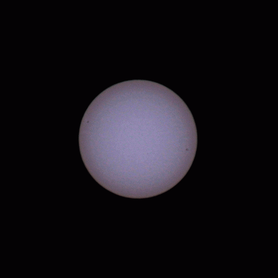 Анимация Затмения Солнца в Липецке 2022.10.25