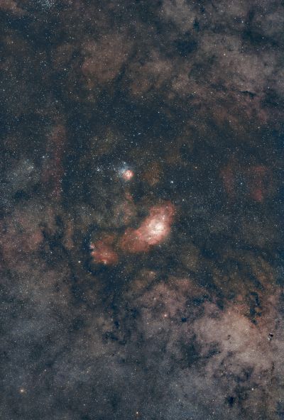 M8 Lagoon nebula & M20 Trifid nebula
