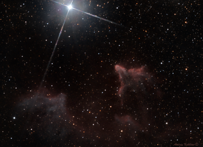 Туманность Призрак Кассиопеи (IC63) 24.11.2024