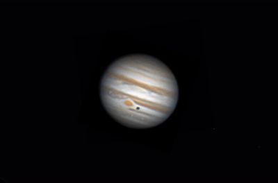 Transit of Ganymede across the disk of Jupiter - Astrophotography