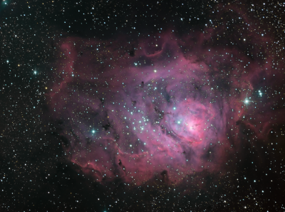 M8 lagoon nebula HLRGB