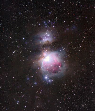 Туманности в Орионе: М42, NGC 1977 и пр.