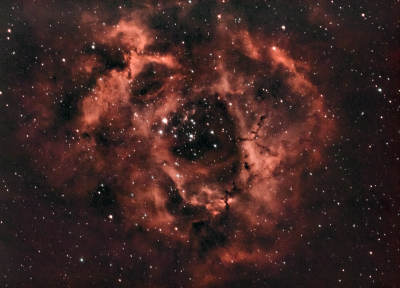 Туманность Розетка (NGC 2237). 22-23.02.2025