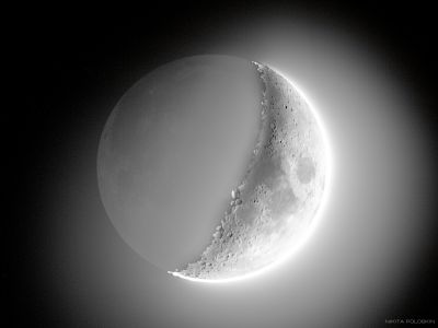 Луна и её пепельный свет 22 сентября