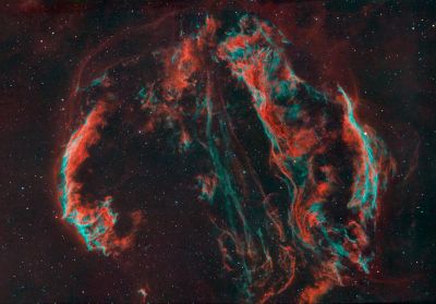 NGC 6960 -6992 - Рыбачья Сеть в HaOiii_rgb